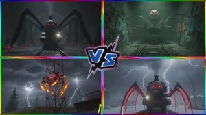 МУТАНТ‑ПОЕЗД vs ДОБРЫЙ ПАРОВОЗ vs ТЁМНЫЙ РЕЙЛ — ЖЕЛЕЗНОДОРОЖНЫЙ БАТТЛ под EDM! 🚂