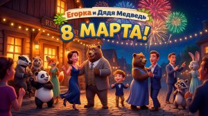 Песенка на 8 Марта 🌷 | Егорка и Дядя Медведь | Мультик для малышей
