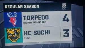 Обзор матча Фонбет КХЛ ТОРПЕДО - СОЧИ