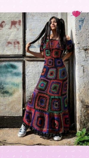 👆🏻Нажмите на моё фото,перейдите по ссылке в шапке профиля✅Одежда из мотивов в тренде #вязание