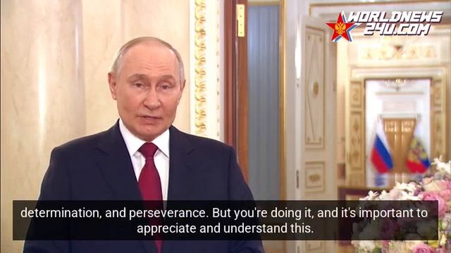 Putin congratulated Russian women on International Women's Day смотреть онлайн