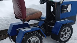 самодельные минитрактор установка тормозов (видео 23)