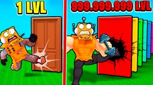 ПОТРАТИЛ $8,739,576 ЧТО БЫ ПРОКАЧАТЬ УДАР и ВЫБИТЬ ВСЕ ДВЕРИ и ВЫЖИТЬ в Roblox Kick Door To Escape