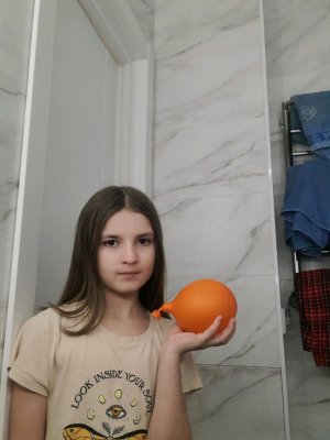 делаю шарики с водой