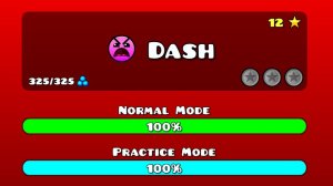 Geometry Dash level - Dash - without money