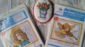 ВЫШИВКА. ИТОГИ ФЕВРАЛЯ 🪡СТАРТЫ МАРТА🪡🌺🌺🌺