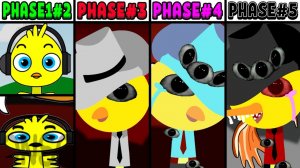 INCREDIBOX SPRUNKI 🐥 ВСЕ ФАЗЫ НОВОГО OC ✨ ПУЛЬЧИНО ПАО 🍞 ОТ 1️⃣ ДО 5️⃣ ФАЗЫ 🔥