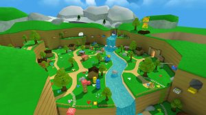 Играю с сёстрами в супер Мишку!