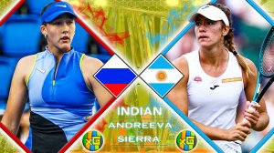 Андреева - Сиерра | WTA ИНДИАН-УЭЛЛС | 08.03.2026 | Прямая трансляция | xG