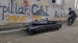 Танк радиоуправляемый 1-6, сверхпрочный, супертанк _ самодельная радиоуправляемая модель