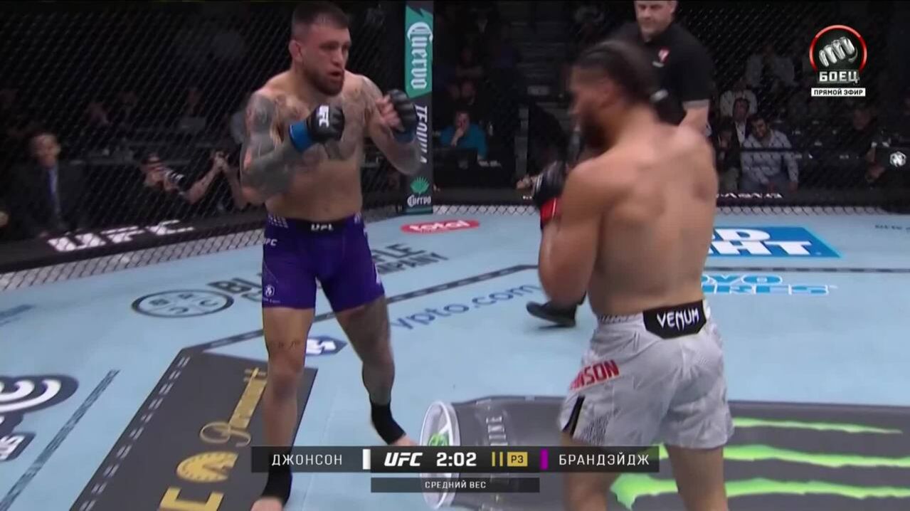 Донте Джонсон против Коди Брандэйджа (видео). UFC 326