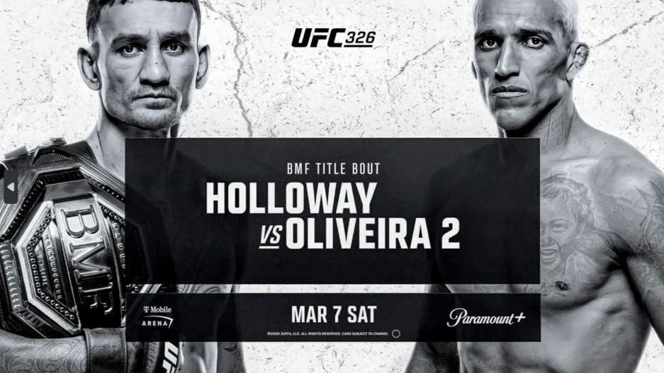 UFC 326: Холлоуэй Vs Оливейра 2 Прямая Трансляция