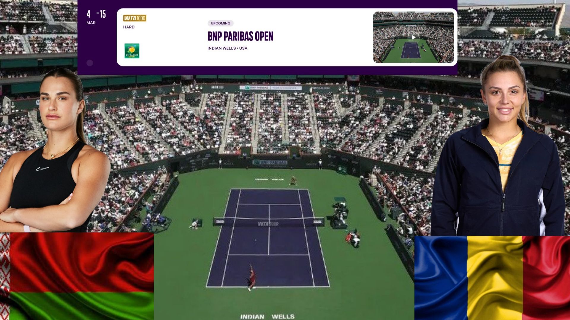 (1) 🇧🇾Арина Соболенко - 🇷🇴Жаклин Кристиан