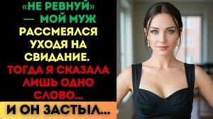 «Не ревнуй», — смеялся муж, идя на свидание. Я сказала одно слово, и он застыл |Аудиорассказы
