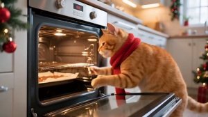 Кошки нашли потерявшегося олененка! 🎄 Трогательное рождественское чудо 🎄