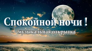 Спокойной ночи, сладких снов! Под эту музыку заснет даже младенец.