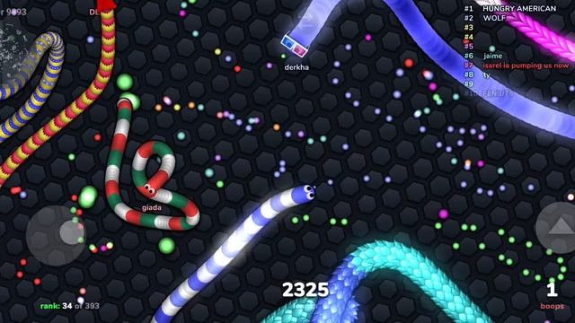 ЭндиКрафт как всегда в ТОПЕ в Slither.io!!!