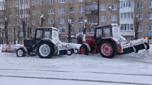 очистка дорог от снега 232 часть