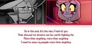 Hazbin Hotel "More than anything" (Lyrics)