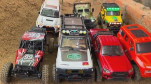 Соревнования на песчаном полигоне для радиоуправляемых машинок