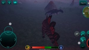 Пвп Стеги против Аллозавра -|The Cursed Dinosaur Isle|-