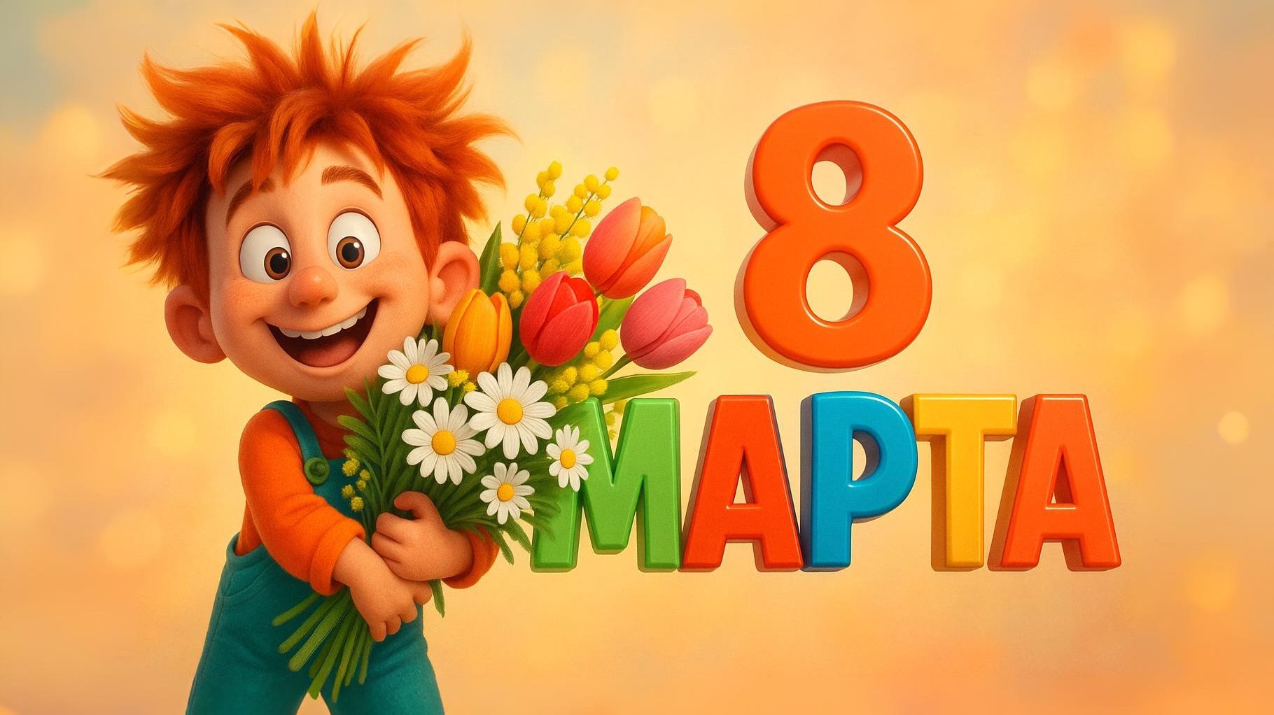 ПОЗДРАВЛЯЕМ С 8 МАРТА! ПЕСНЯ НА 8 МАРТА! смотреть онлайн
