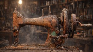 Реставрация старой ржавой швейной машины