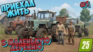 ПРИЕХАЛ В МАЛЕНЬКУЮ ДЕРЕВНЮ РАЗВИВАТЬ СОВХОЗ #fs25 #ферма #колхоз