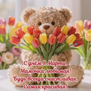 Красивое поздравление маме с 8 марта. С 8 марта! .