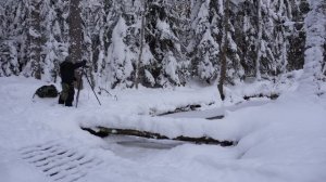 ФОТОПРАКТИКИ. ЛЕСНОЙ ДРАККАР. ЗИМНИЙ РУЧЕЙ.