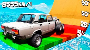 На сколько градусов заедет чит тачка по огромной дуге в ГТА 5? GTA 5 Online