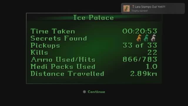 Tomb Raider ll Remastered - Ice Palace (All collectibles/Very Hard Boiled)
