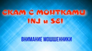 Мошенничество с монетами INJ и SEI экосистема Cosmos на пулах ликвидности #Антикриптоскамер