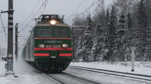 Движение поездов и снегоборьба на Транссибе. Участок Балезино - Пибаньшур Горьковской жд