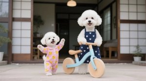 Тайный подарок мамы-собаки превратил школьный день щенка в настоящий праздник 💖🚲