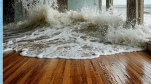 Укладка и обрезка линолеума.