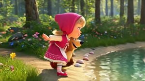 🌟 Волшебные Приключения Маши и Медвежонка! Детская песенка-мультфильм🌟