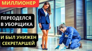 Миллионер сделал ОШИБКУ когда стал уборщиком и был унижен!...