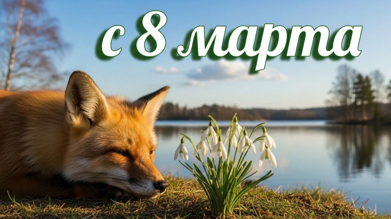 С 8 марта. Красивая нежная песня дуэт и поздравление на 8 марта