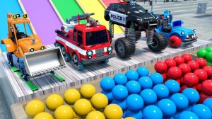 Изучайте цвета с помощью изящных машинок на колёсах, плавно скользящих по трассе