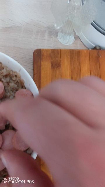 Рецепт 8 Марта #Гречка 🧆 сосиски Михей