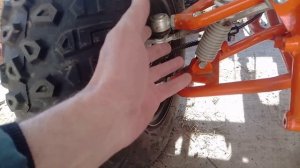 Квадрицикл Kayo au150, регулировка развал-схождения.
