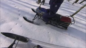 первый раз на снегоходе