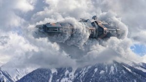 кадры сбитое нло попало над горами.Иран уже прошлое