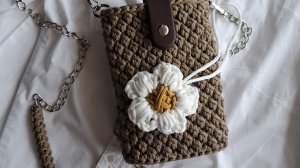 Обвес цветочек крючком