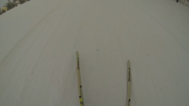 прогулка на лыжах