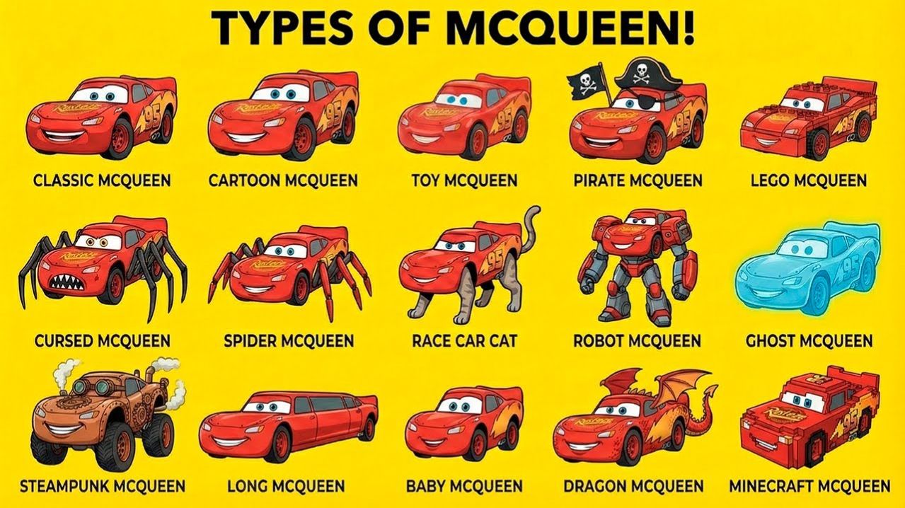 МОЛНИЯ МАККУИН В РАЗНЫХ СТИЛЯХ 🏎️⚡! МОЛНИЯ-ТРАНСФОРМЕР, МОЛНИЯ-ПАУК И Т.Д.! РЕАКЦИЯ! 😻😾🙀