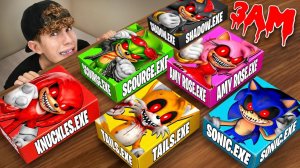 НИКОГДА НЕ ОТКРЫВАЙ ЗЛЫЕ МИСТЕРИ БОКСЫ SONIC в 3 ЧАСА НОЧИ