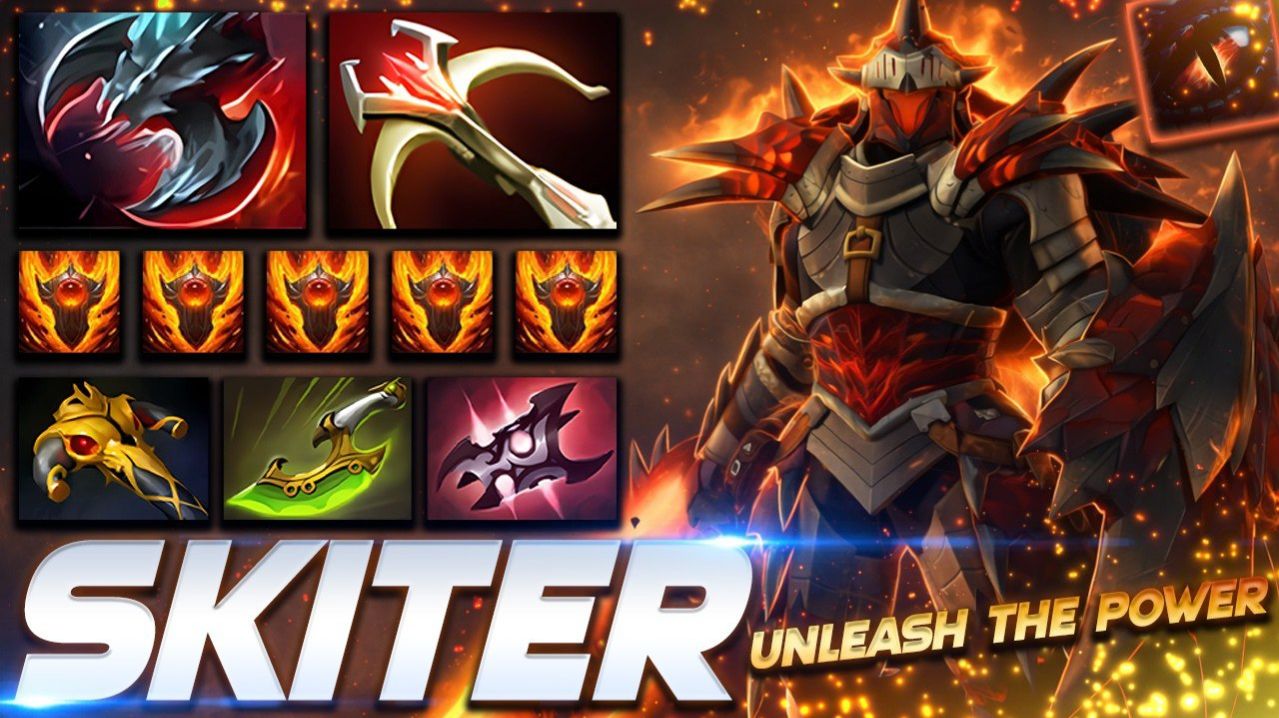SKITER DRAGON KNIGHT — профессиональный геймплей в Dota 2 [Смотри и учись]