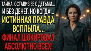 ОСТАВИВ ЕЕ С ДЕТЬМИ.....